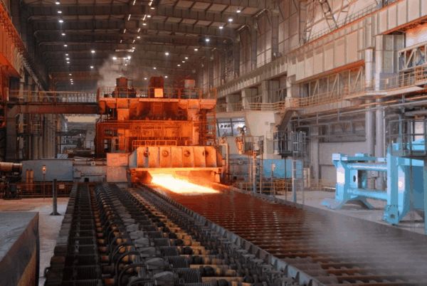 Strip steel production line